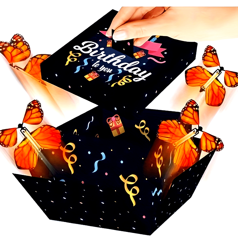 Birthday Surprise Butterfly Explosion Gift Box Set